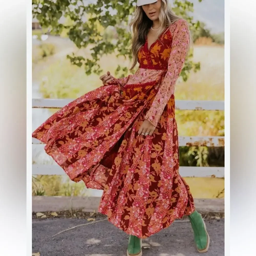 Free People Tilda Wrap Dress Women’s XS